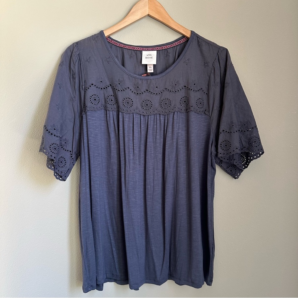Knox Rose Eyelet Top